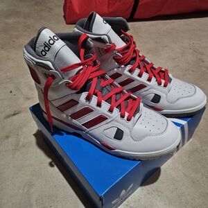 Men's Adidas Torsion Artillery High Top Wyld Stallyns Sneakers Size 13
